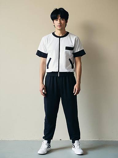 Man Cosplay Wearing TJ Combo Costume Realistic Photo