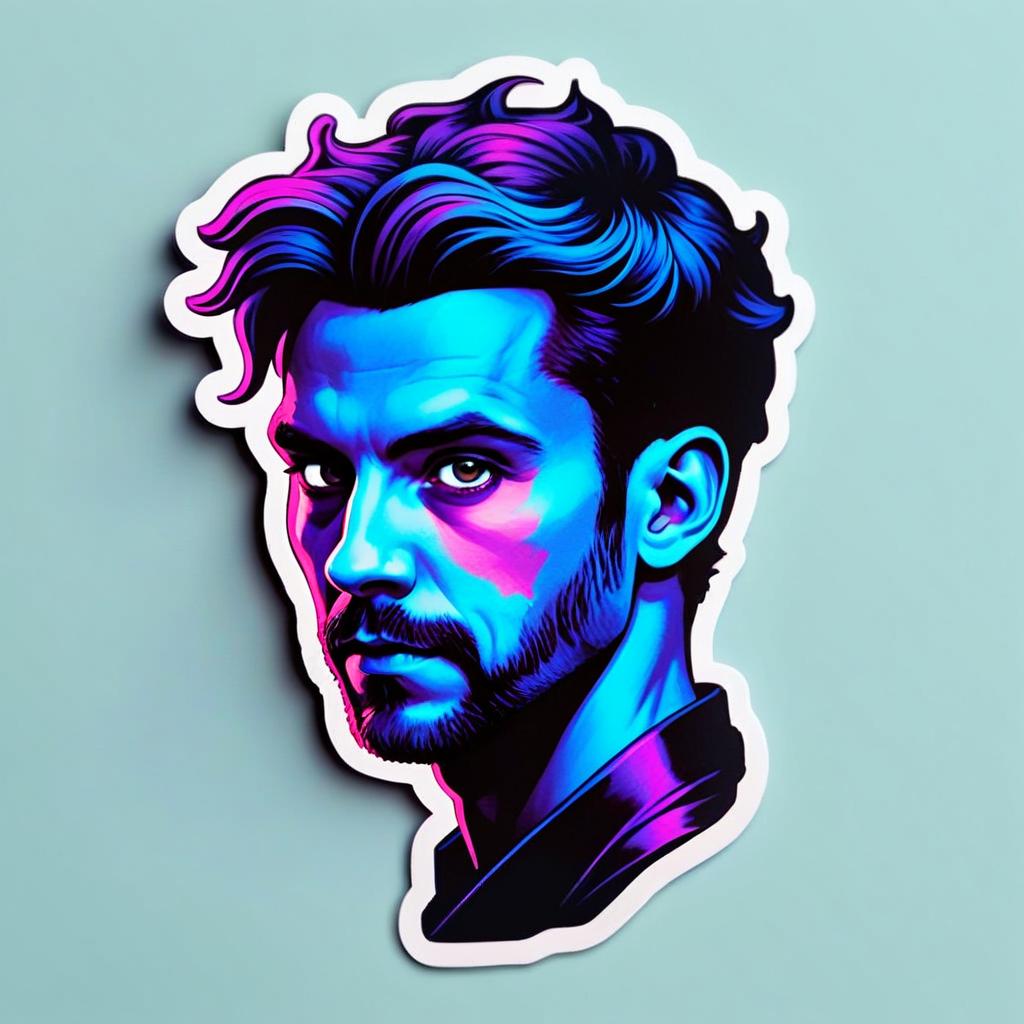 Cyberpunk Portrait with Neon Lighting Cyberpunk Portrait with Neon Lighting
