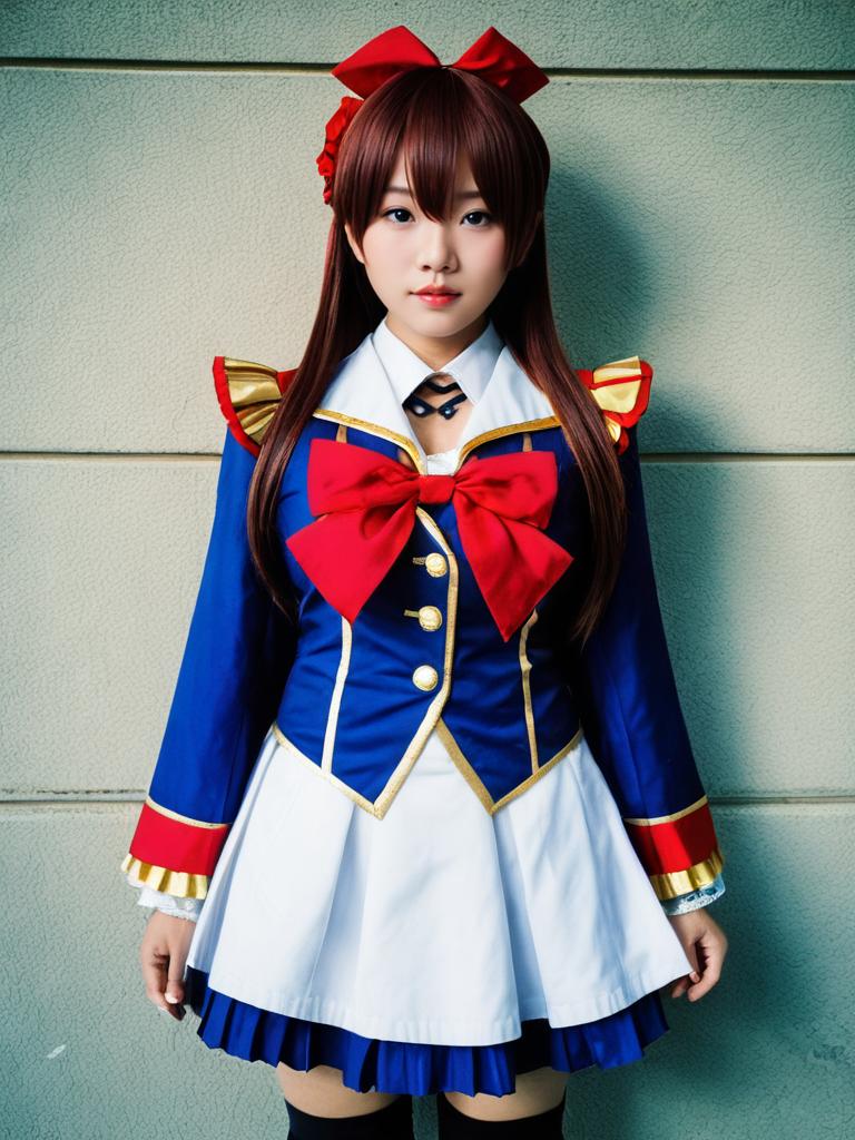 Sexy Cosplay Woman in La Brava Manami Aiba Costume