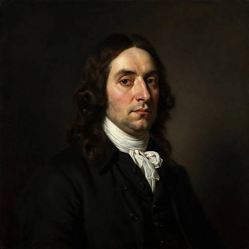 Baroque Period Formal Portrait of a Man in Historical Attire