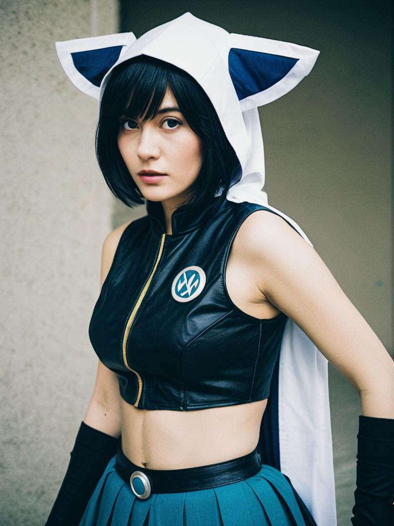 Realistic Mina Costume Cosplay Woman Editorial Photography