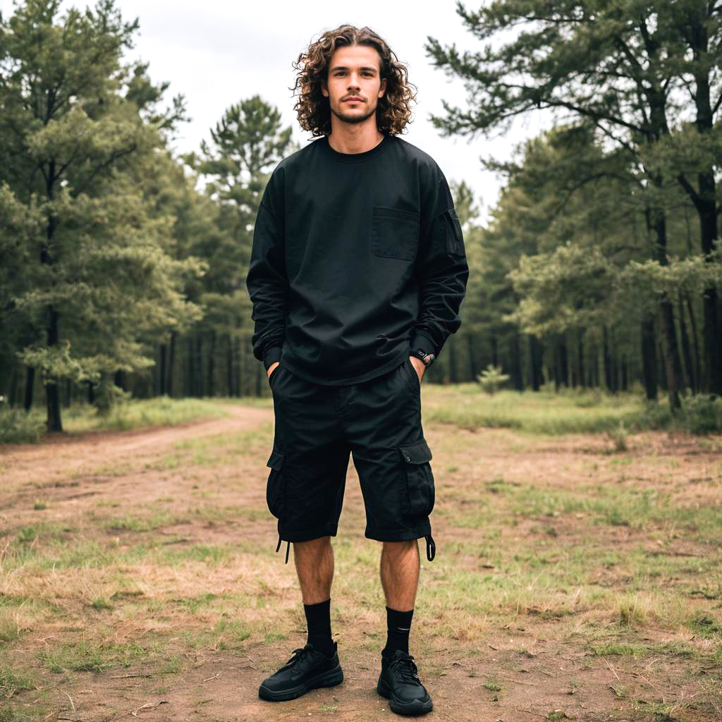 Young Man in Forest