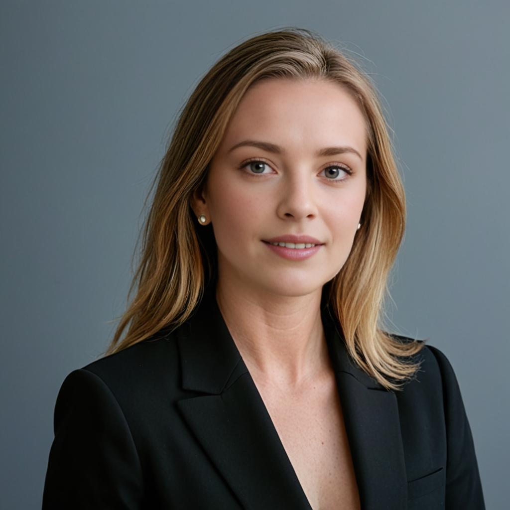 Professional Woman in Black Blazer