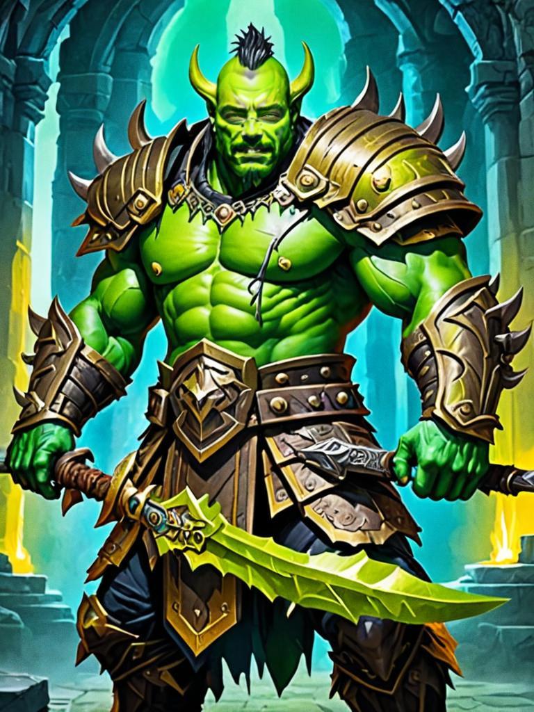 Orc Blademaster from World of Warcraft