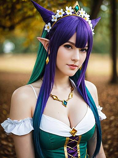 Ameth Princess Connect Cosplay Woman Fantasy Anime Portrait