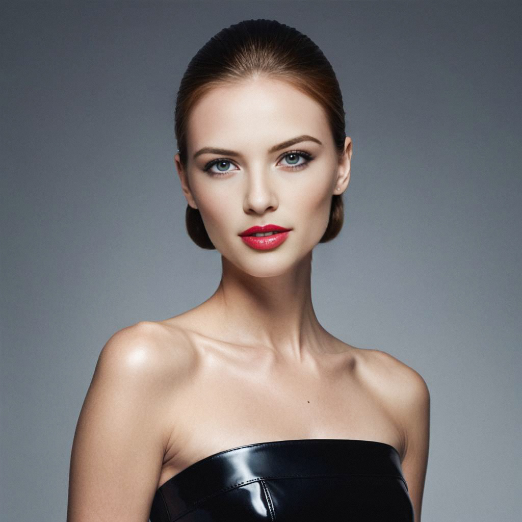 Sophisticated Woman in Black Top