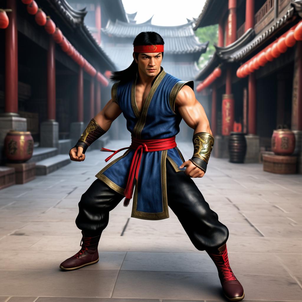 Liu Kang in Action - Mortal Kombat