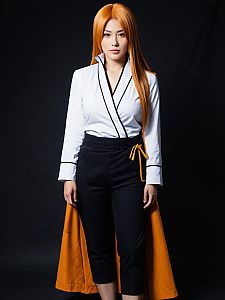 Sexy Cosplay Woman as Rangiku Matsumoto Bleach Character