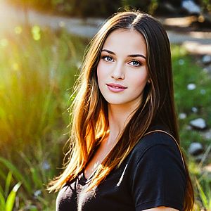 Young Woman in Nature