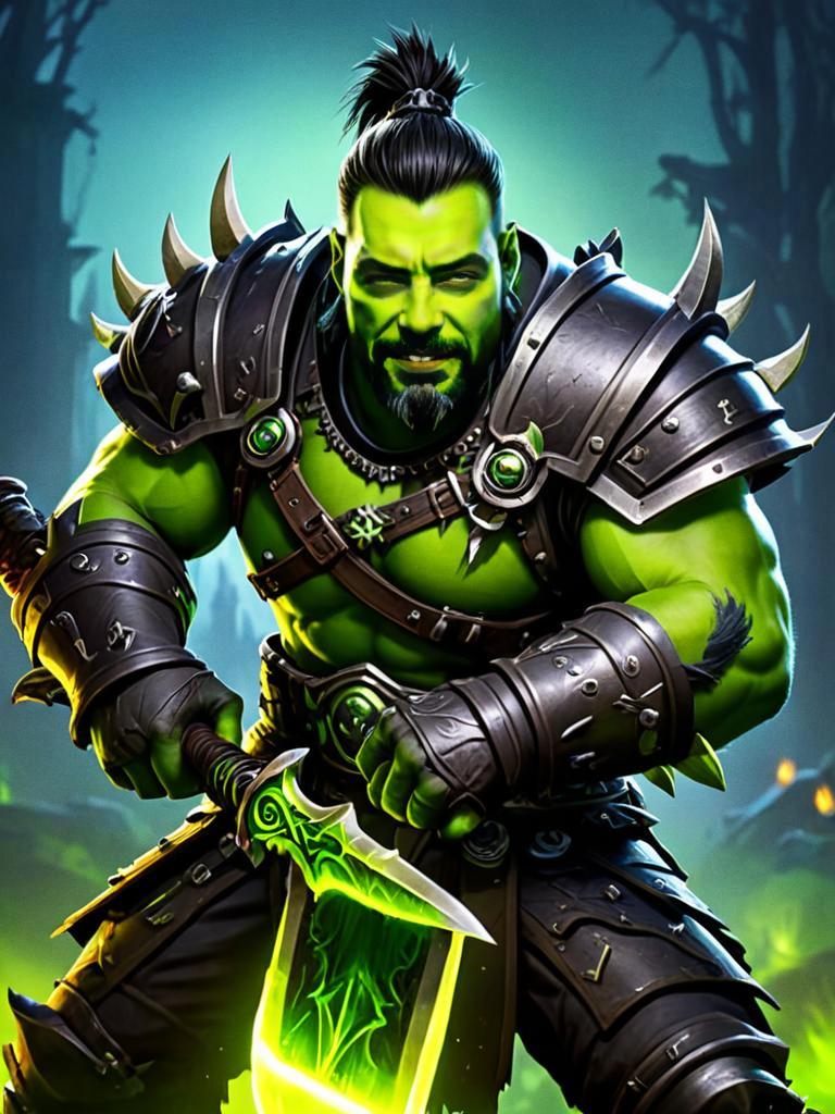 Orc Blademaster Artwork - World of Warcraft