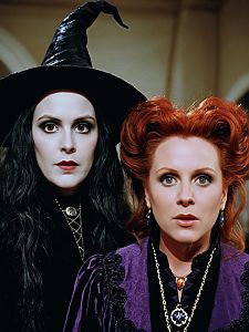 Hocus Pocus Face Swap Witch Costume Woman Halloween Portrait
