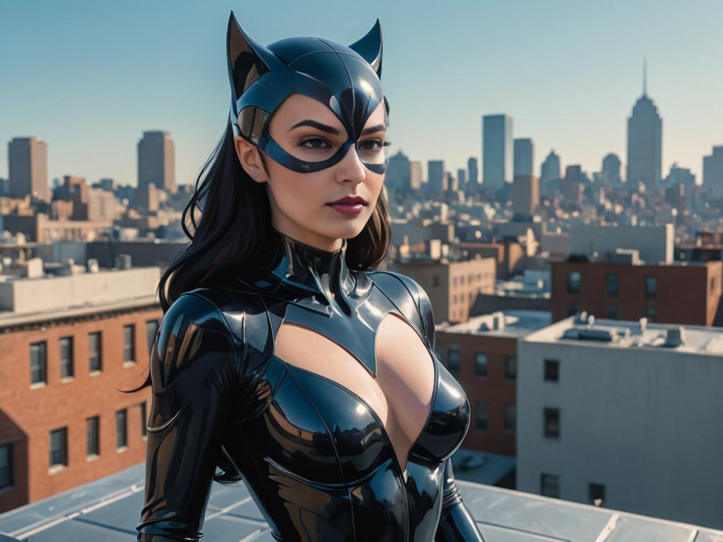 Artistic Catwoman Depiction