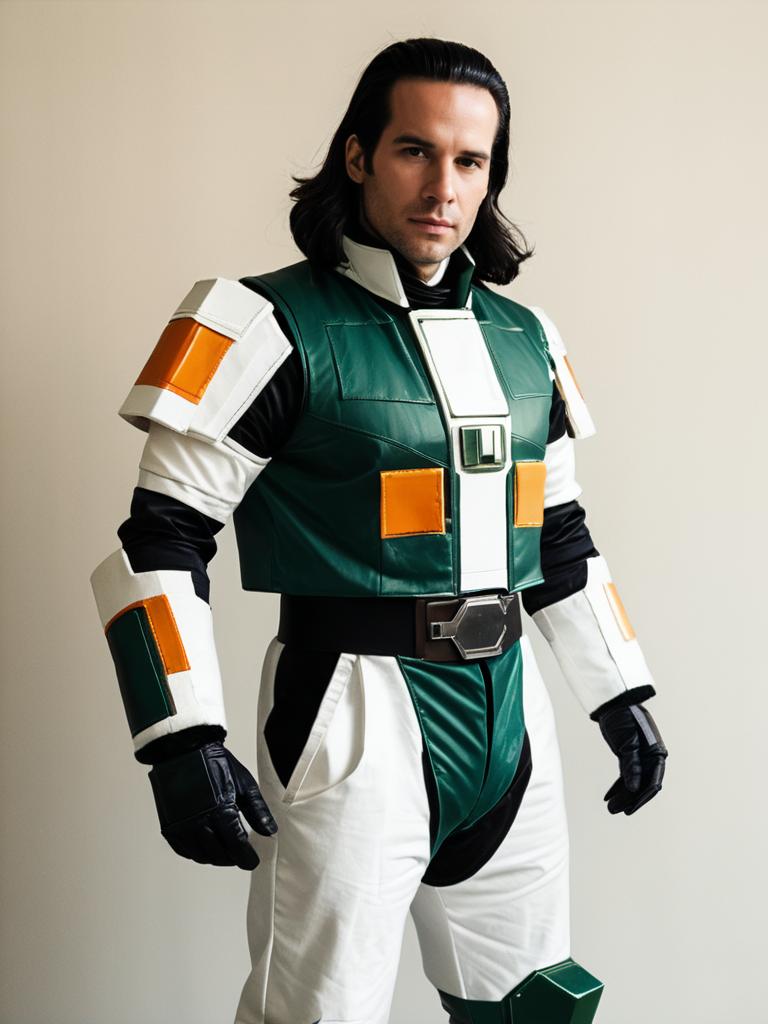 Man Wearing Realistic Springer G1 Transformers Cosplay Costume