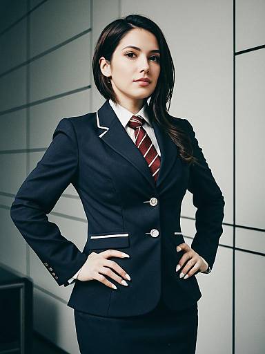 Woman in Formal Business Attire Costume Cosplay Editorial Photography