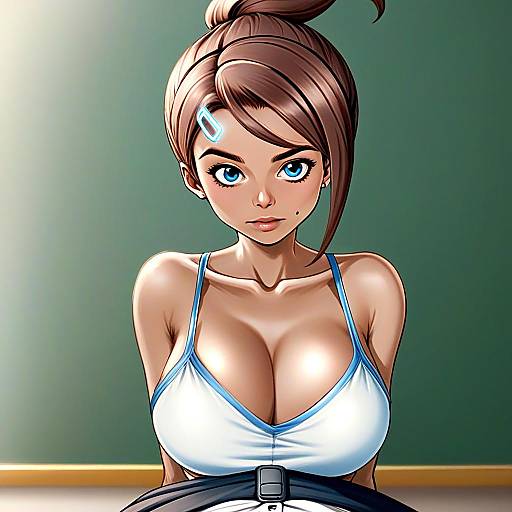 Asahina Aoi Anime Style Digital Portrait