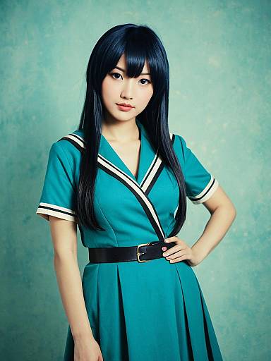 Sexy Cosplay Woman Wearing Kotomi Ichinose Costume