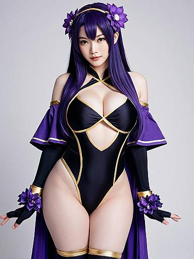 Murasaki Shikibu Fate Rider Swimsuit First Ascension Cosplay