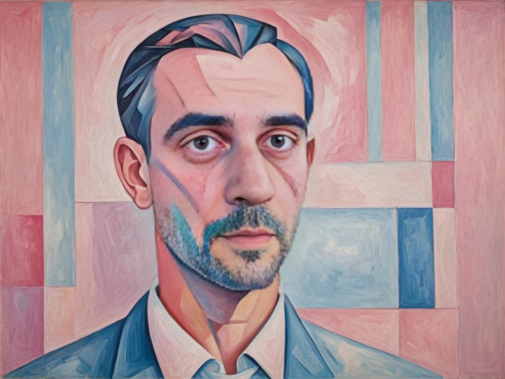 Cubist Portrait of a Man