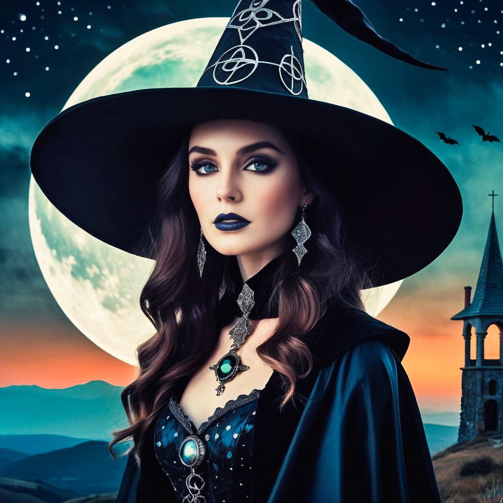 Witch Under Full Moon Witch Under Full Moon