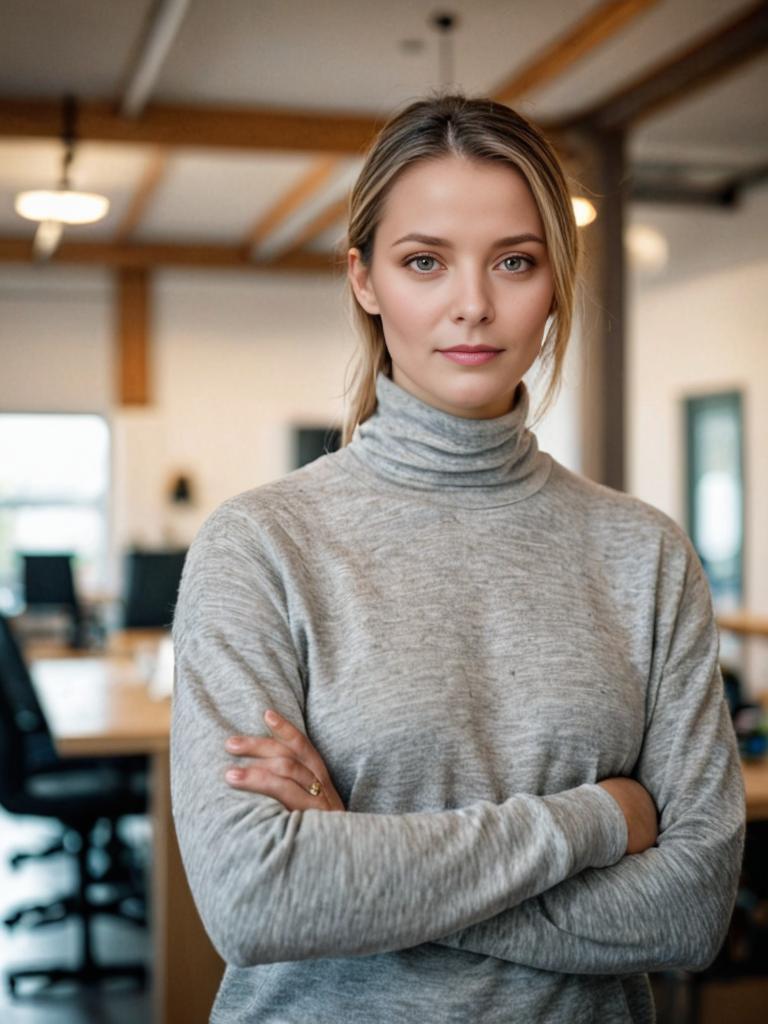 Business Casual Woman in Office