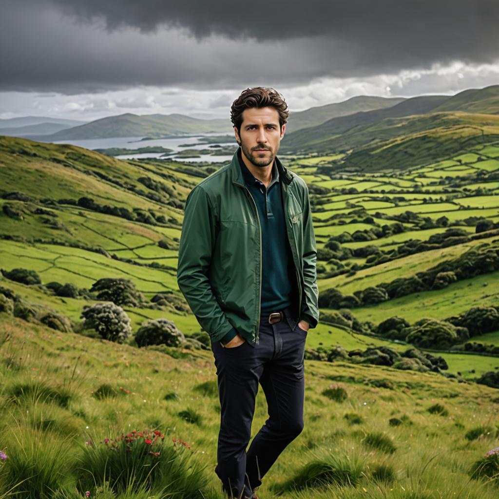 Man in Ring of Kerry, Ireland