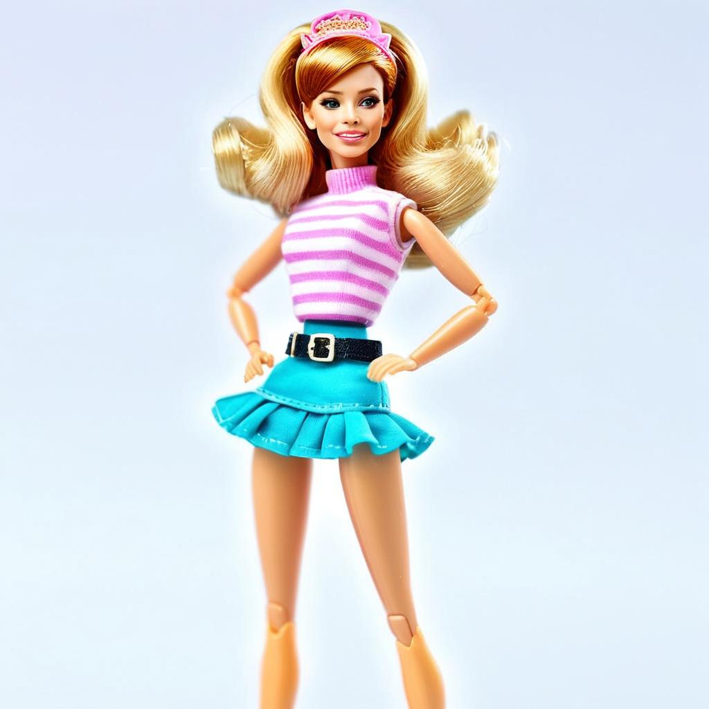 Fashion Doll in Colorful Outfit