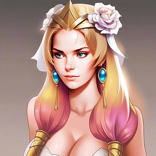 Gunnthrá Fire Emblem Female Character Digital Portrait Art