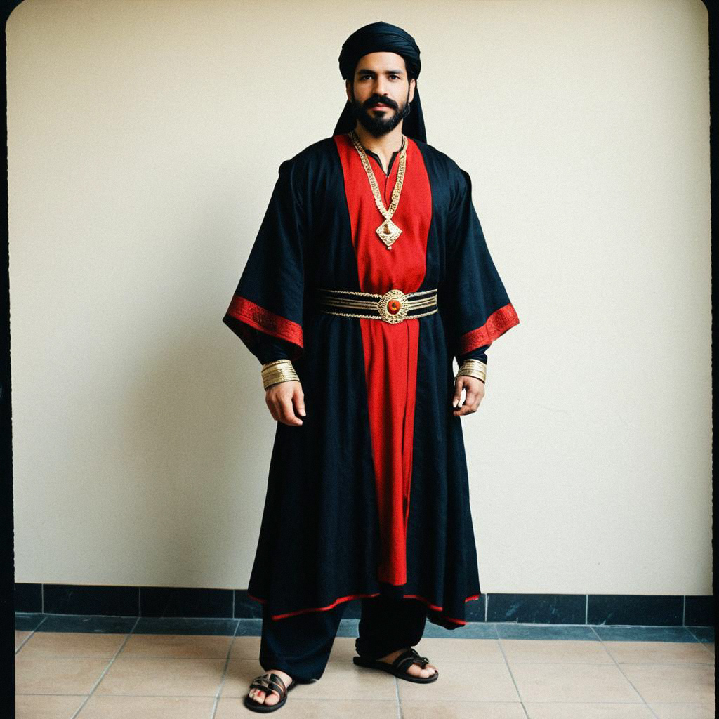 Man in Traditional Middle Eastern Attire Man in Traditional Middle Eastern Attire
