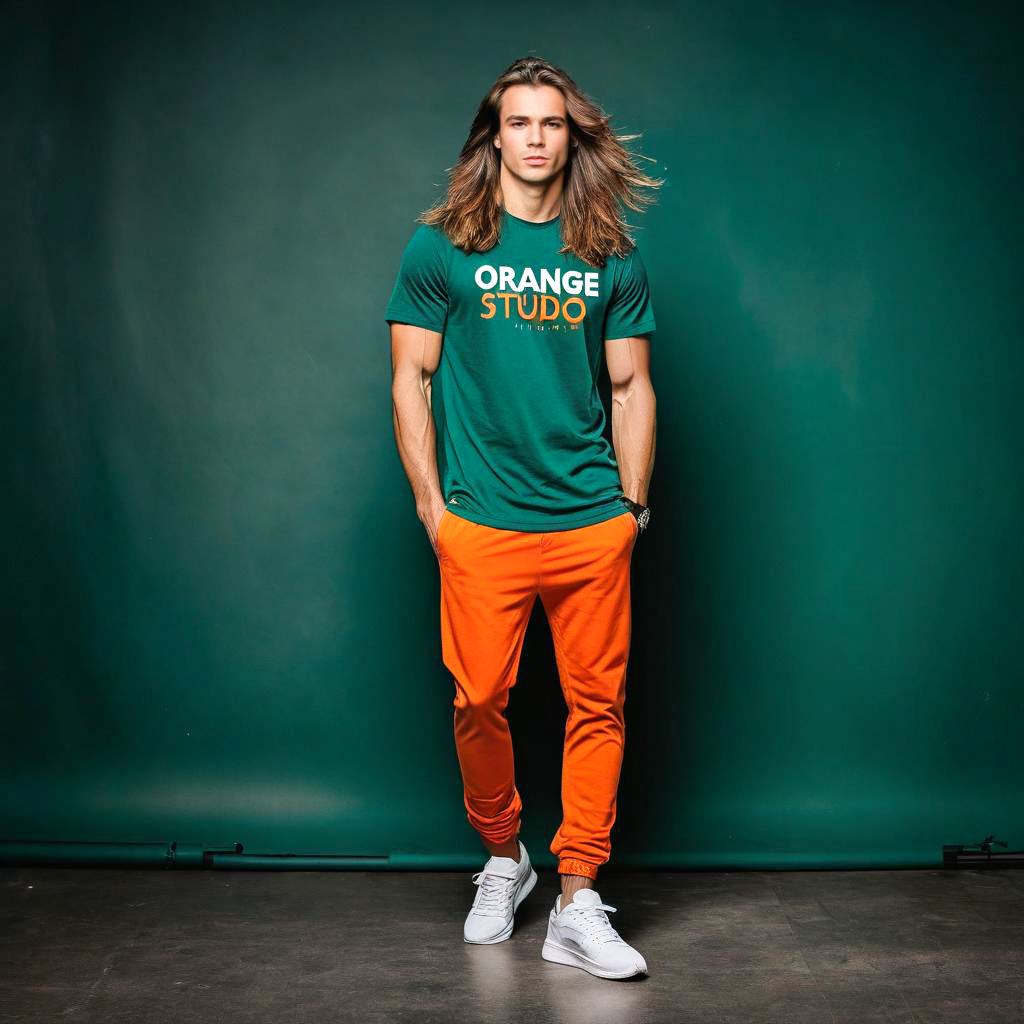 Confident Man in Modern Streetwear