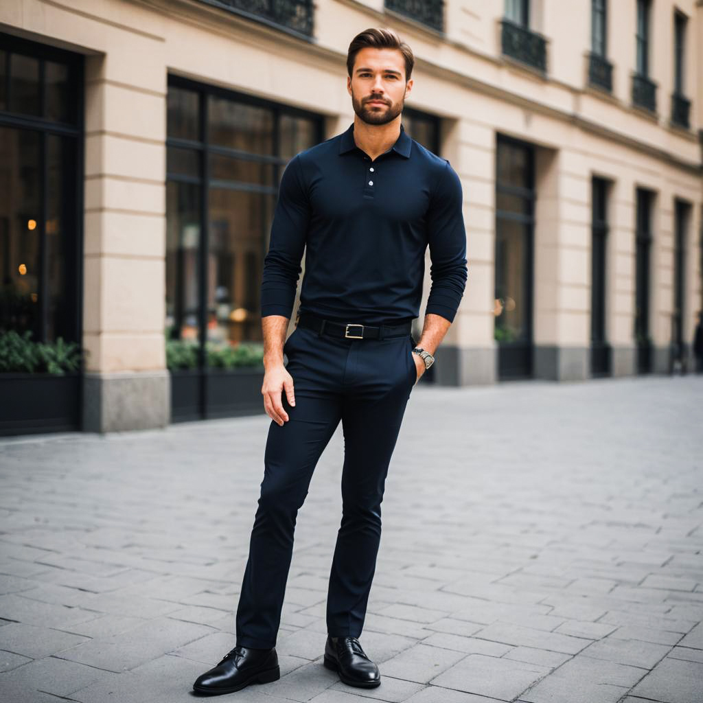 Stylish Man in Urban Setting