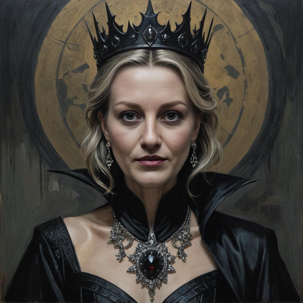 Dark Vampire Queen Portrait