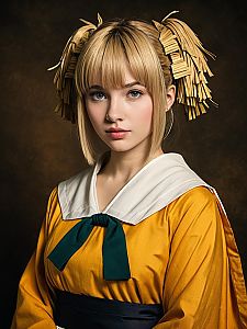 Realistic Himiko Toga Cosplay Woman Character Photography