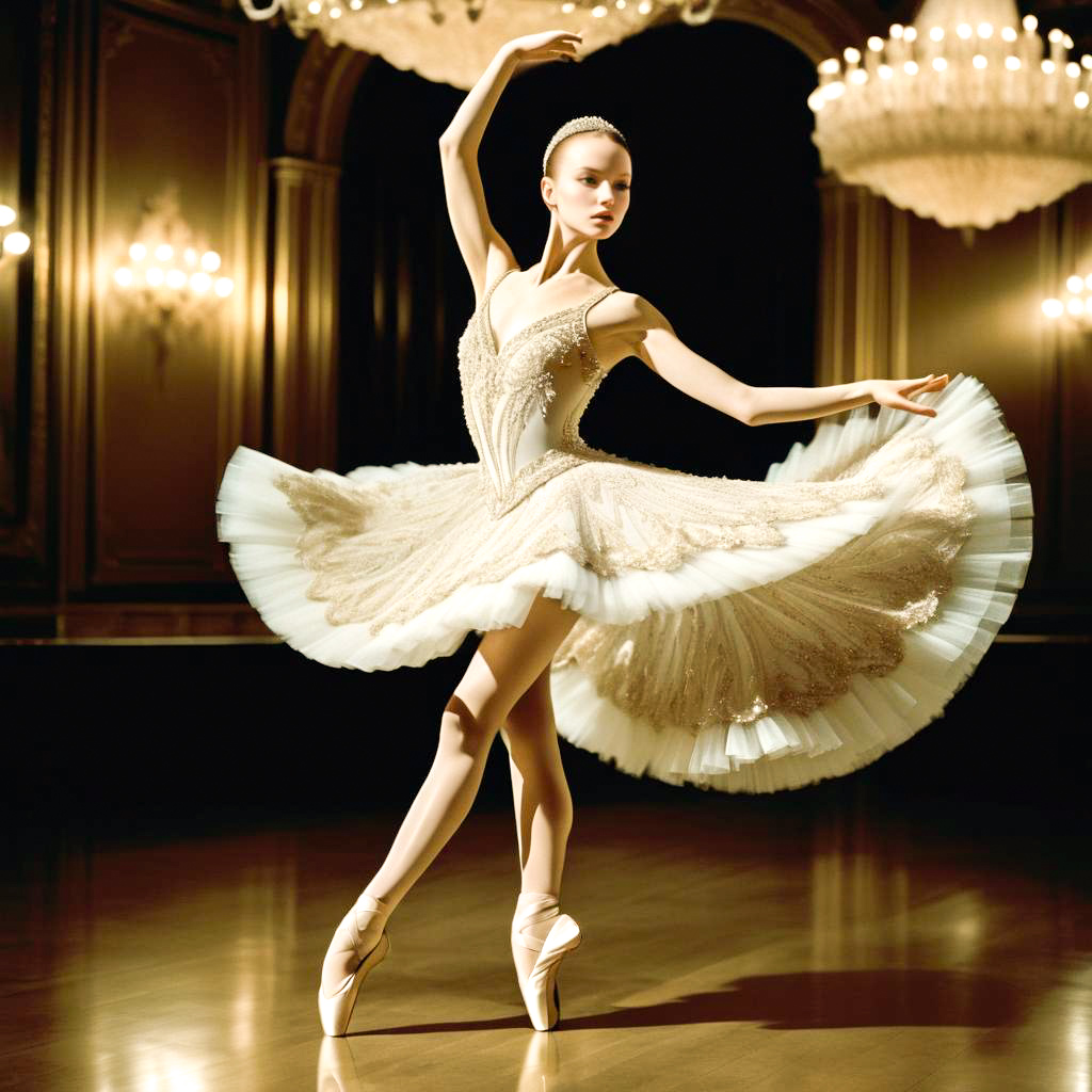 Ballet Dancer in White Tutu