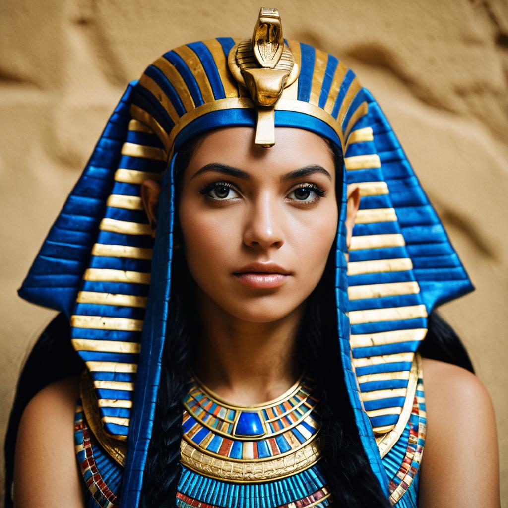 Ancient Egyptian Pharaoh Portrait