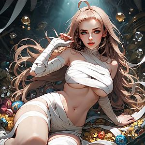 Fantasy Woman on Treasure Trove