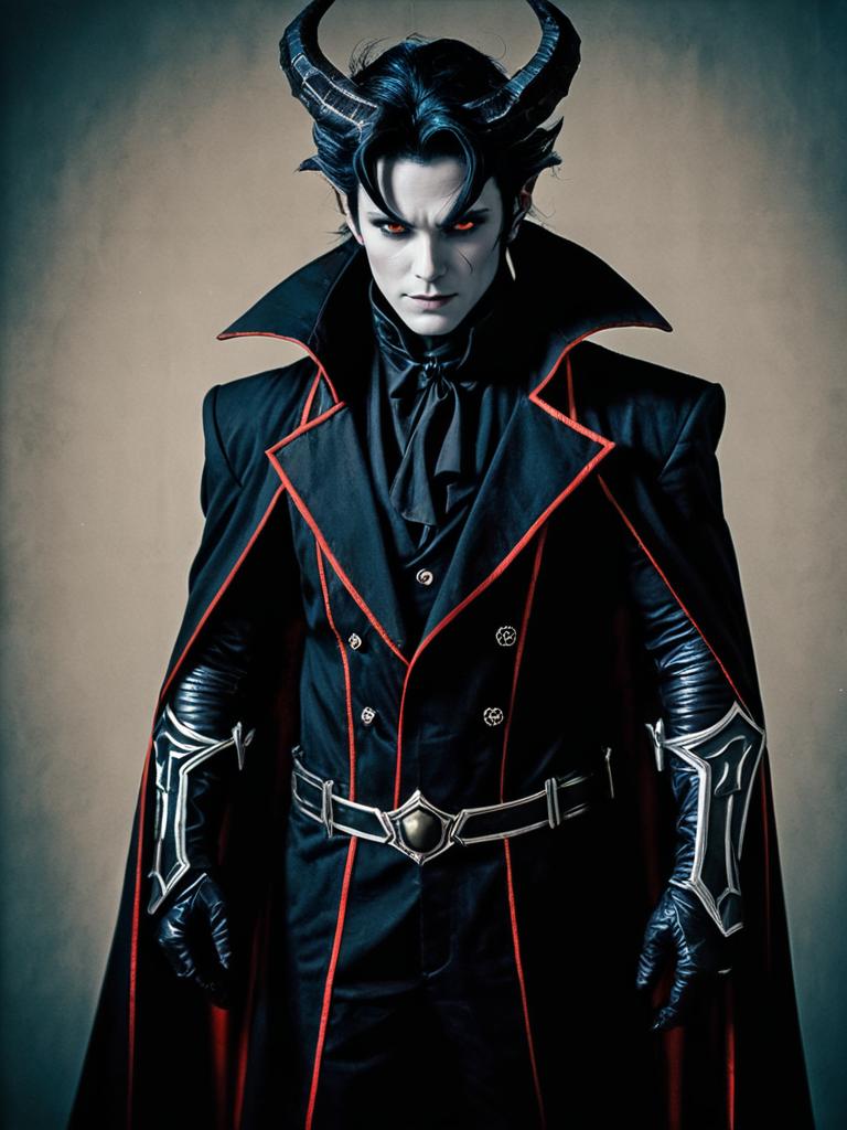 Man Cosplay Wearing Mephiles the Dark Costume Realistic Photo Dress