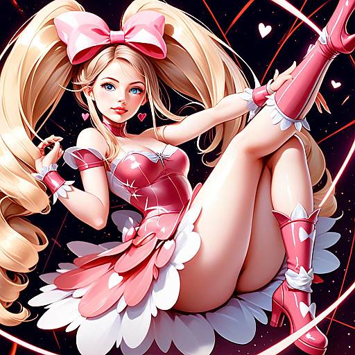 Harime Nui Magical Girl Anime Digital Illustration