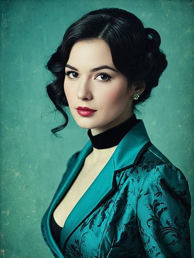 Sexy Cosplay Woman Character Wearing Swallowtail Nero Costume