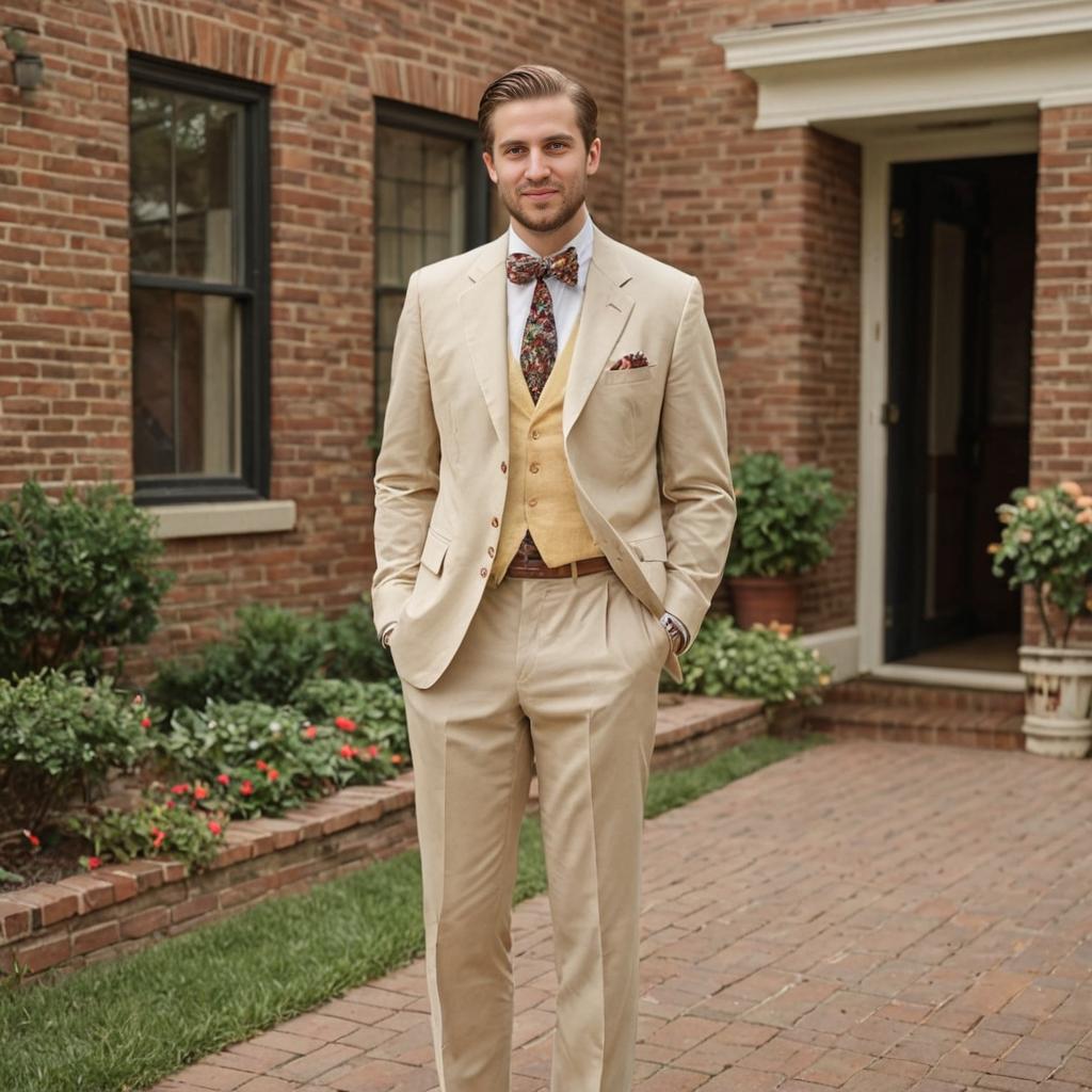 Confident Man in Classic Suit