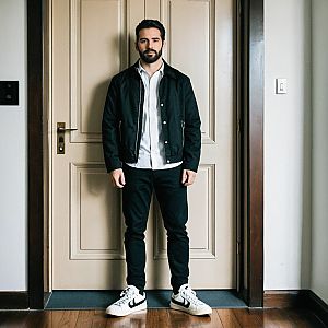 Smart Casual Man Indoors