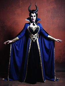 Man Cosplay Wearing Morgana Persona Costume Realistic Photo Dress
