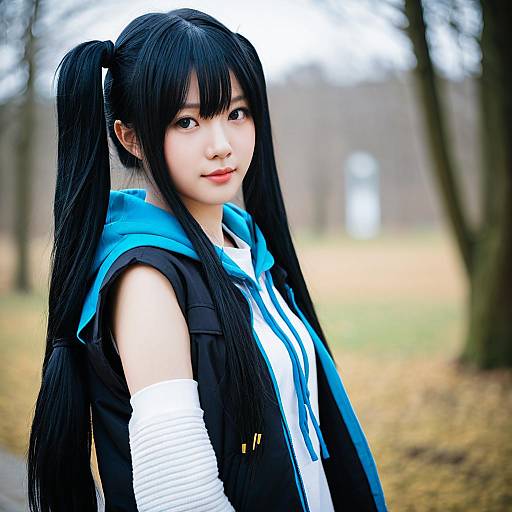 Amano Hina from Tenki no Ko Cosplay Portrait Outdoors